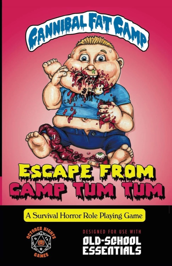 Escape from Camp Tum Tum tabletop adventure cover